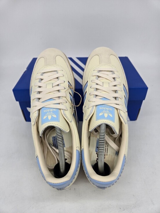 adidas Men\'s Samba OG JS5041 Wonder White Clear Sky Shadow Red Shoes Size 8 main image 8